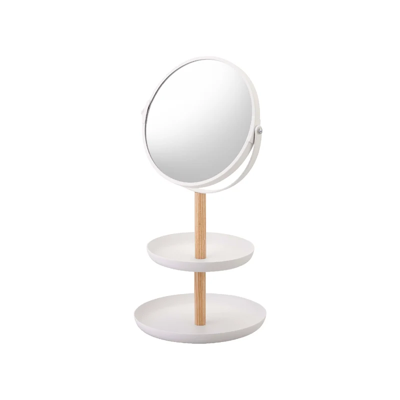 Makeup Mirror with Accessory Tray