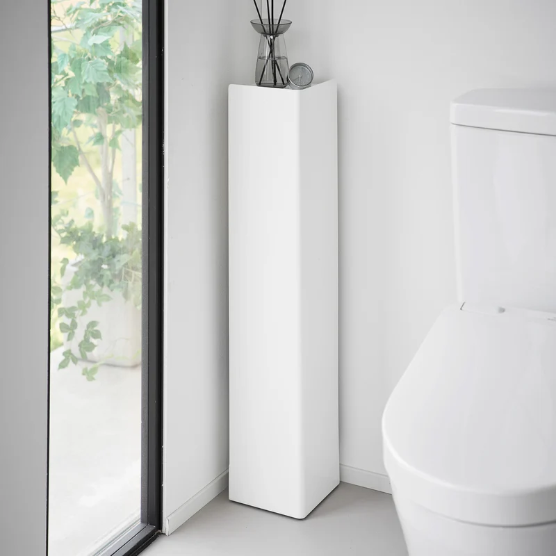 Slim Toilet Paper Stocker with Casters