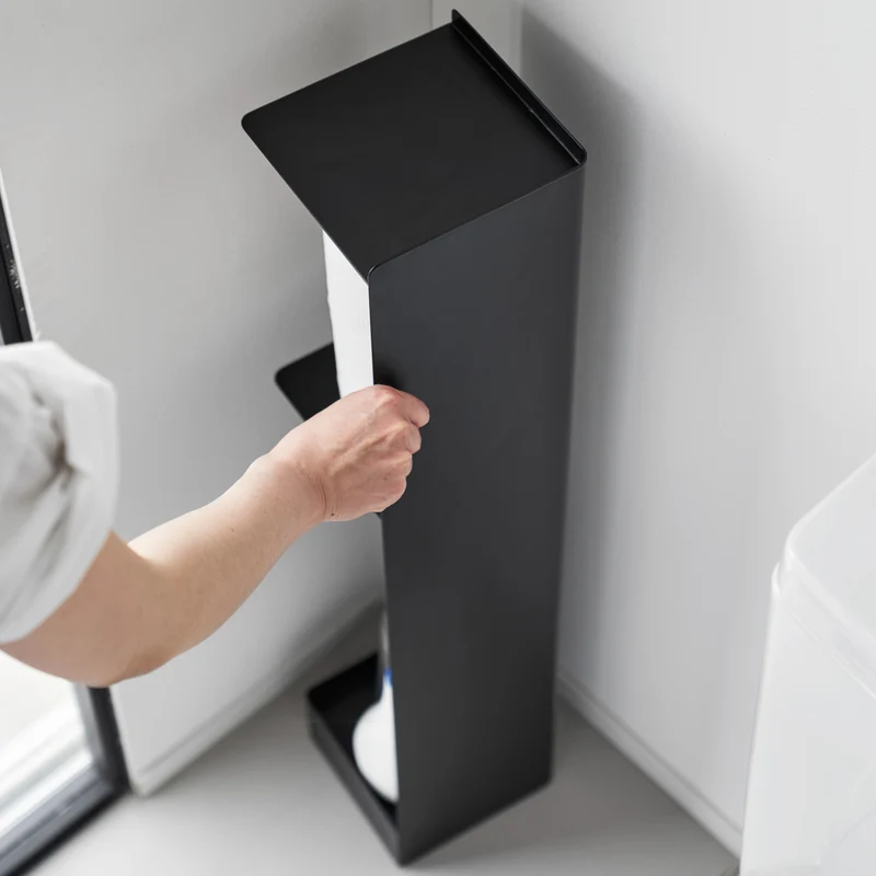 Slim Toilet Paper Stocker with Casters