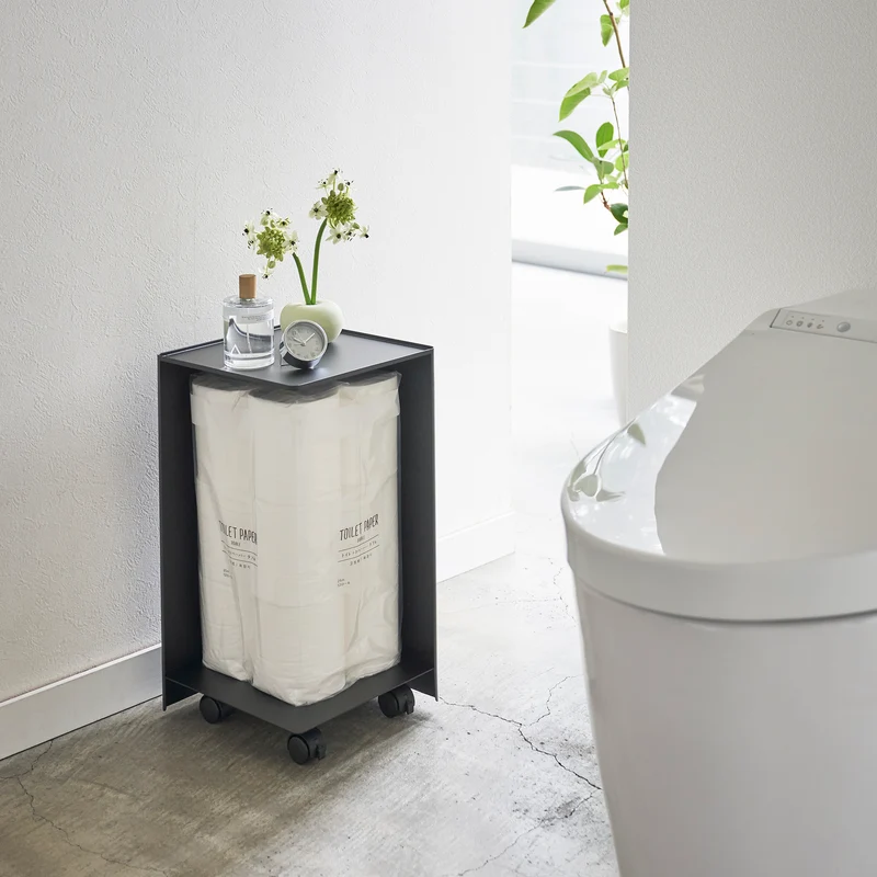 Toilet Paper Stocker with Casters