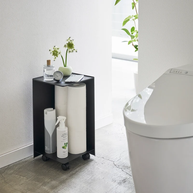 Toilet Paper Stocker with Casters