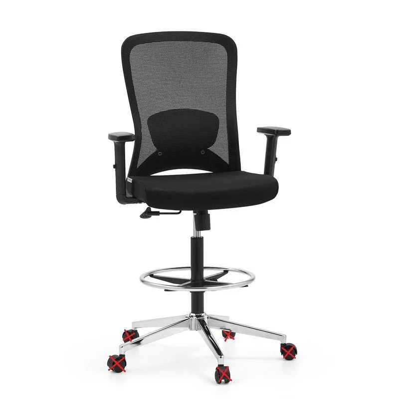 B-Ware hjh OFFICE Arbeitsstuhl Drehstuhl Counterstuhl höhenverstellbar Netzstoff