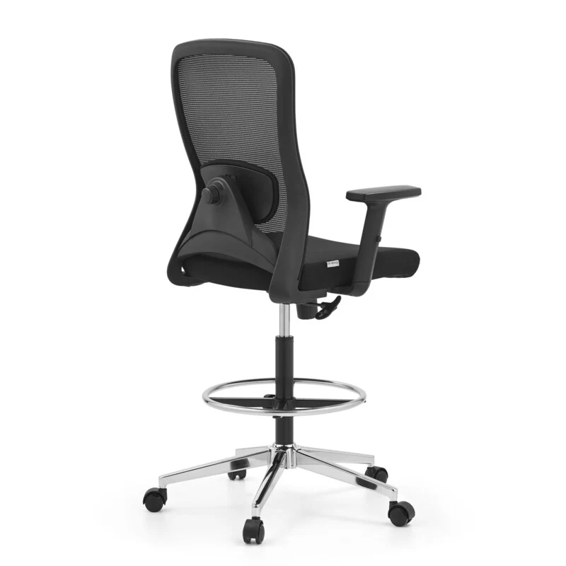 B-Ware hjh OFFICE Arbeitsstuhl Drehstuhl Counterstuhl höhenverstellbar Netzstoff