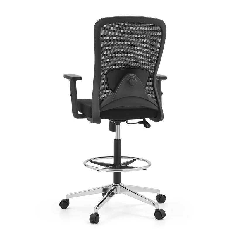 B-Ware hjh OFFICE Arbeitsstuhl Drehstuhl Counterstuhl höhenverstellbar Netzstoff