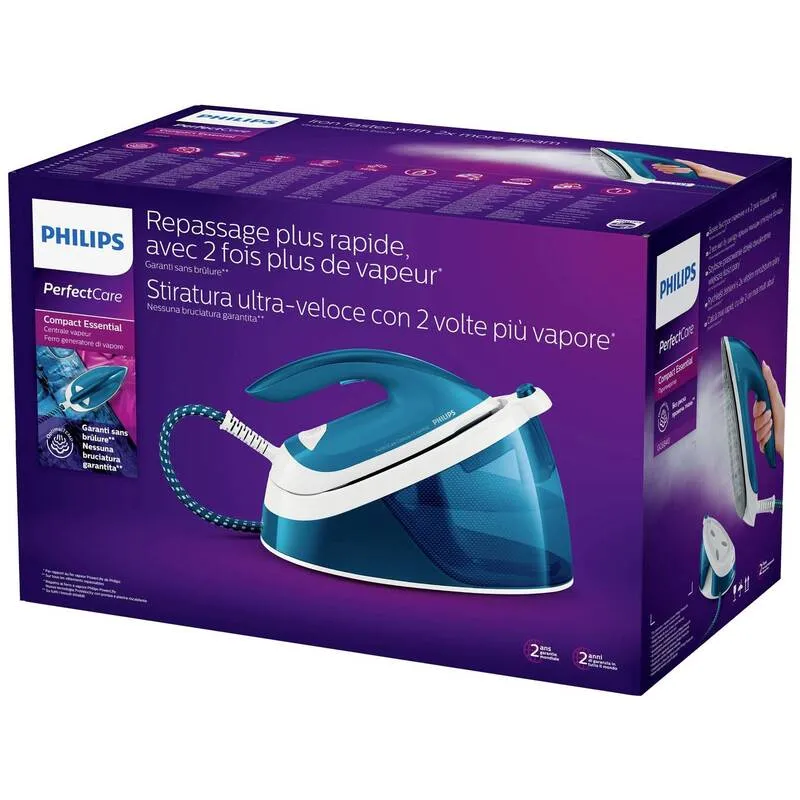 D-Ware Philips PerfectCare Compact Essential GC6840/20 Dampfbügelstation 2400 W Blau
