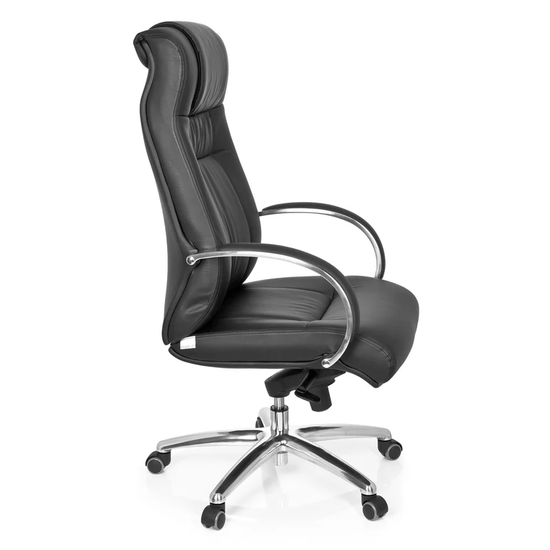 B-Ware hjh OFFICE Chefsessel Stuhl XXL G 600 Kunstleder schwarz Armlehnen Drehstuhl875