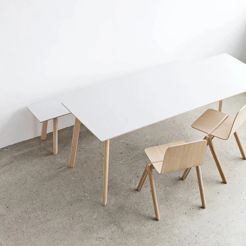 B-Ware HAY Esstisch Küchentisch Tisch Holz 140 x 75 cm weiß Copenhague CPH Deux 210