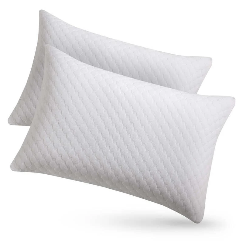 B-Ware Kopfkissen 2er Set Bequeme Kissen Atmungsaktiv Hypoallergen Weiß 40x60cm