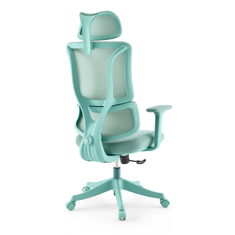 B-Ware MyBuero Drehstuhl Bürostuhl Stuhl Ergomy Colore Stoff 3D Netz Türkis Büro Office