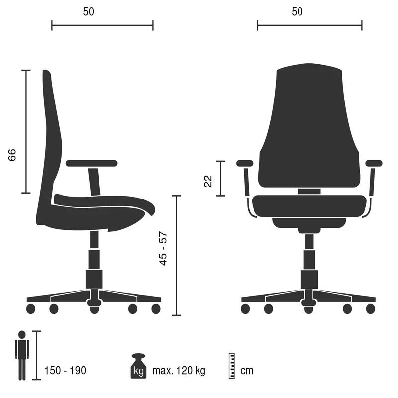 B-Ware hjh OFFICE Bürostuhl Drehstuhl Home Office STRYKA W Stoff Armlehnen Beige St207