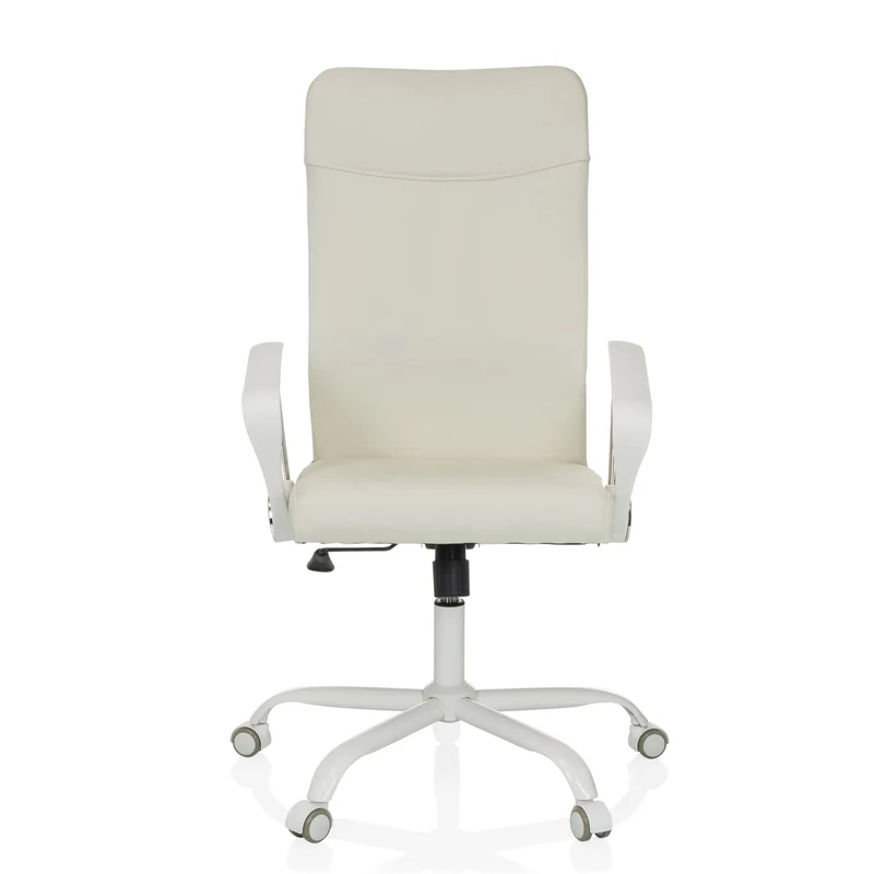 B-Ware hjh OFFICE Bürostuhl Drehstuhl Home Office STRYKA W Stoff Armlehnen Beige St207