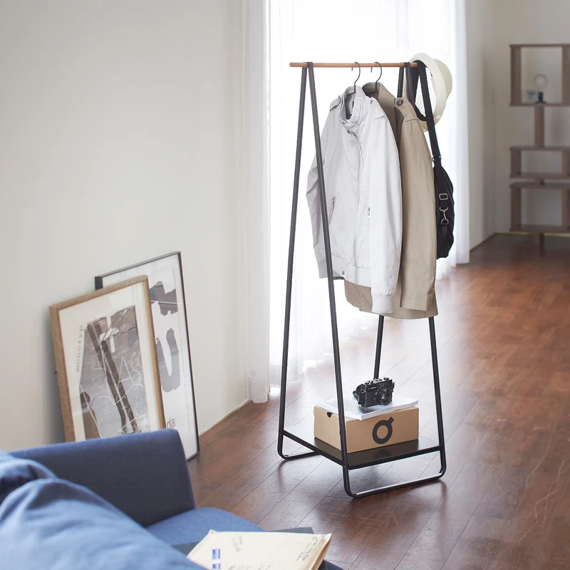 Coat Rack with Shelf