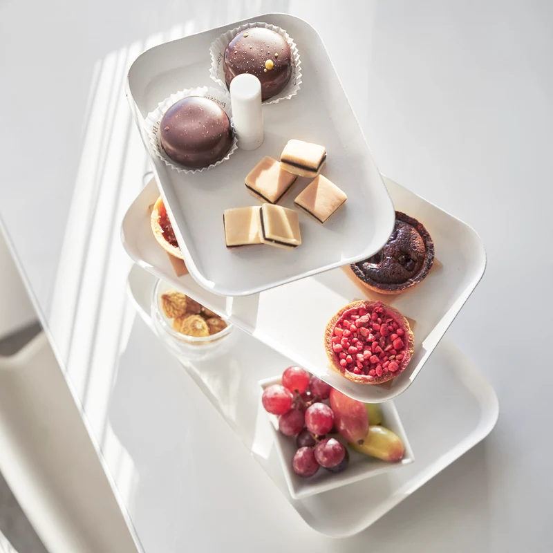 3-Tiered Serving Stand with Rotatable Trays