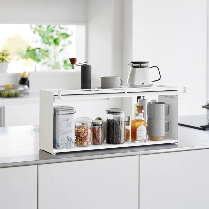 Semi-Closed Countertop Storage Box