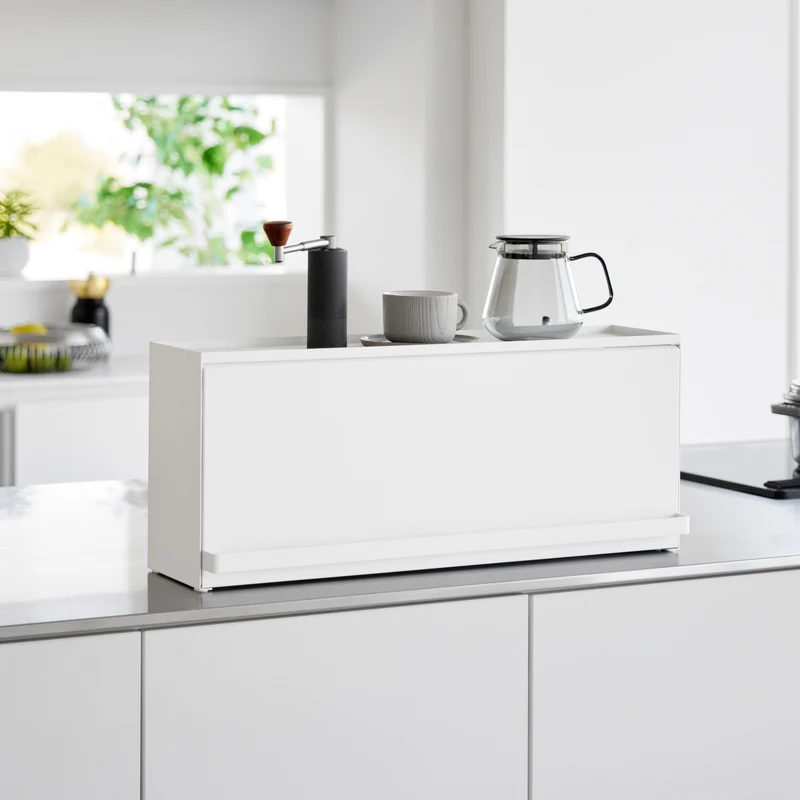 Semi-Closed Countertop Storage Box