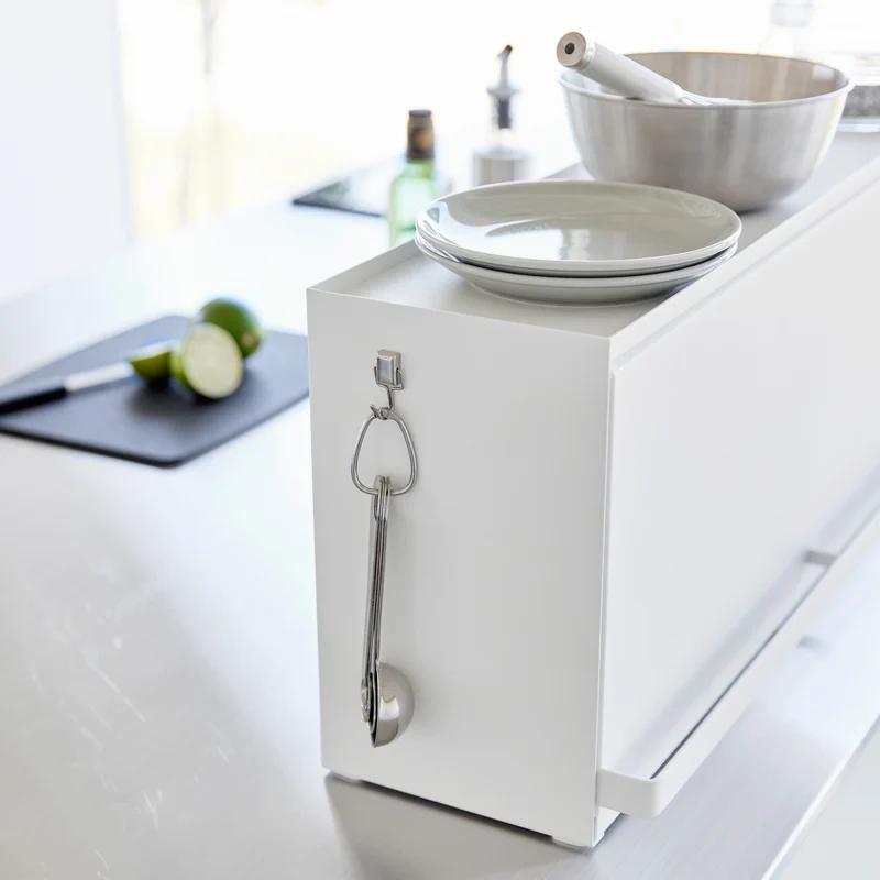 Semi-Closed Countertop Storage Box