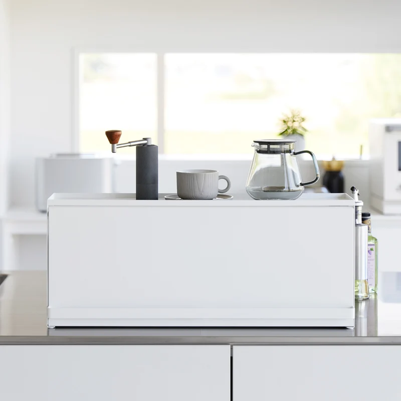 Semi-Closed Countertop Storage Box