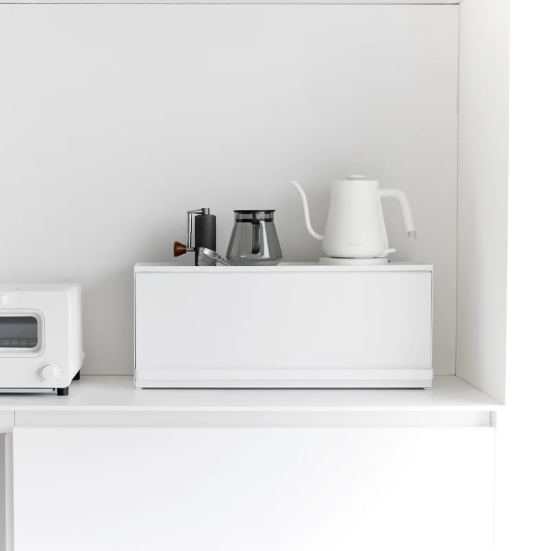 Semi-Closed Countertop Storage Box