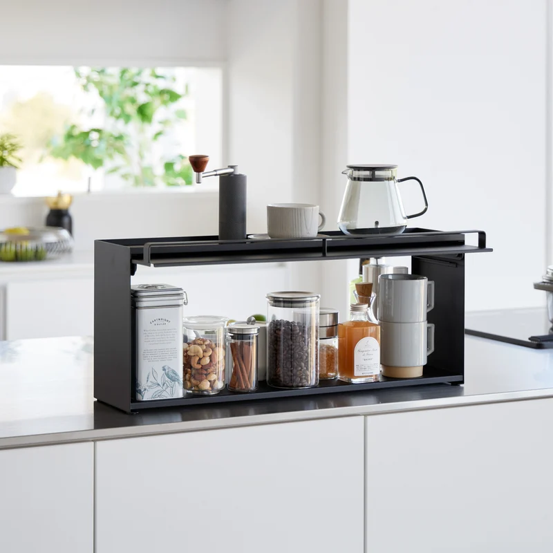 Semi-Closed Countertop Storage Box