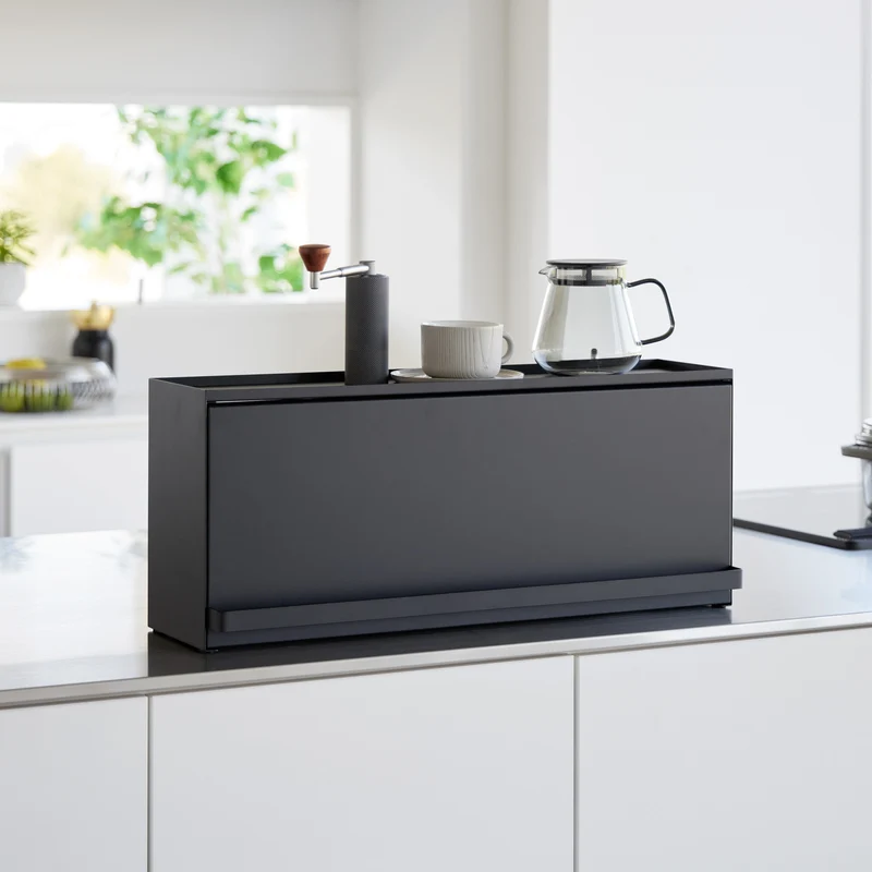 Semi-Closed Countertop Storage Box