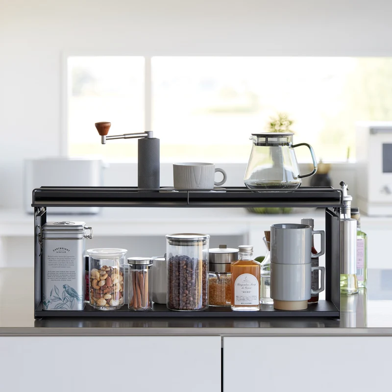 Semi-Closed Countertop Storage Box