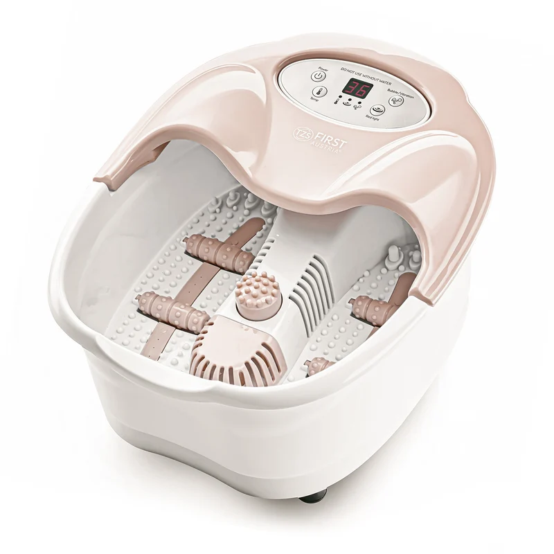 Fußsprudelbad 80W (Analog) oder 450 W (Digital), Vibrationsmassage, Massagerollen