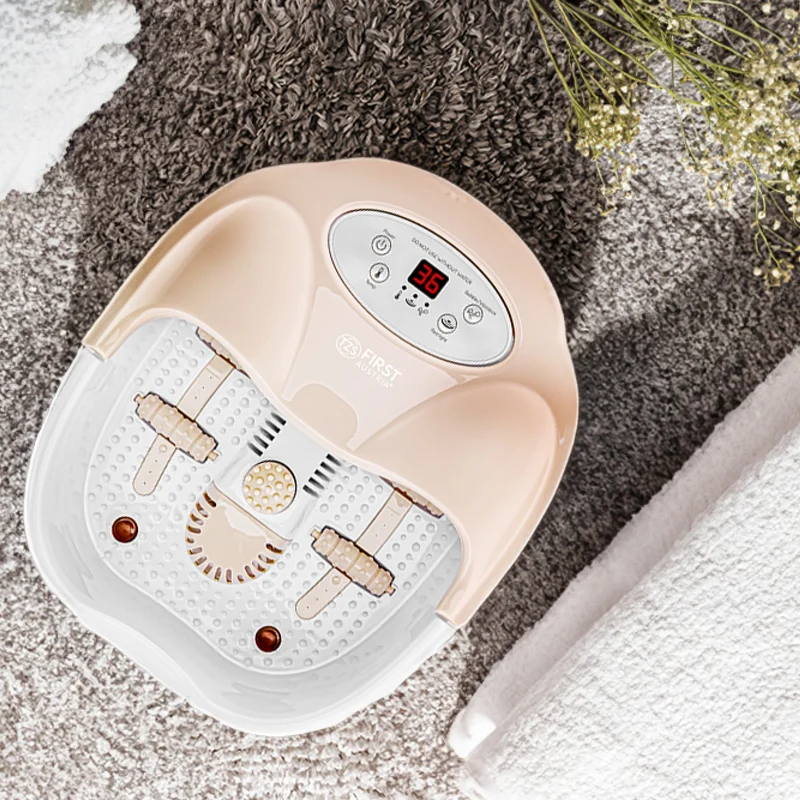 Fußsprudelbad 80W (Analog) oder 450 W (Digital), Vibrationsmassage, Massagerollen