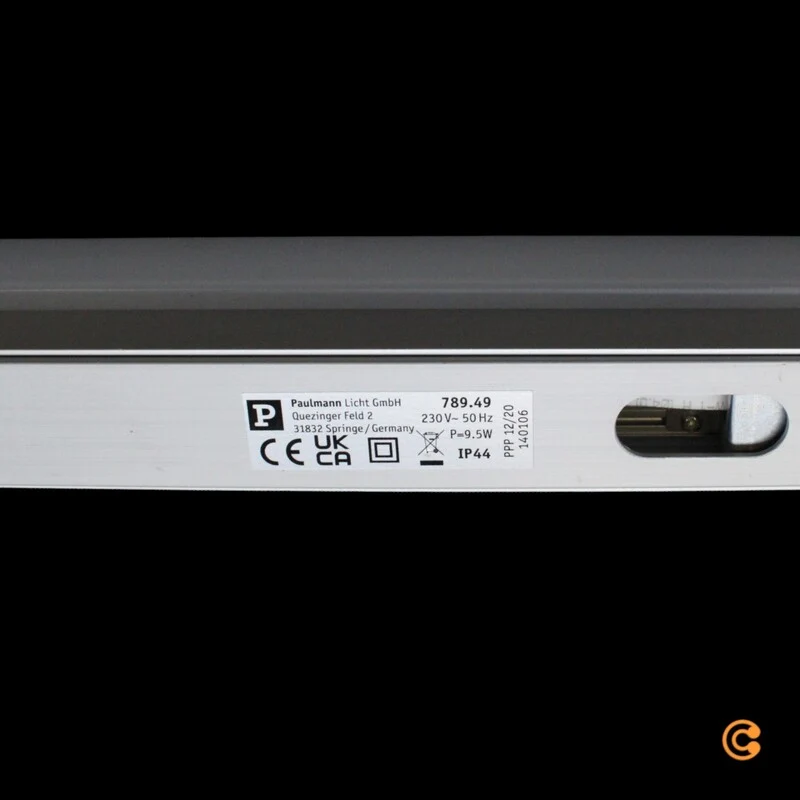 B-Ware Paulmann Spiegelleuchte Badleuchte Led Leuchte Home Spa Luno Weiß Alufarben 60170