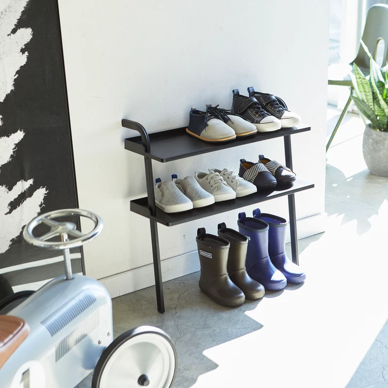 Kids Leaning Shoe Rack