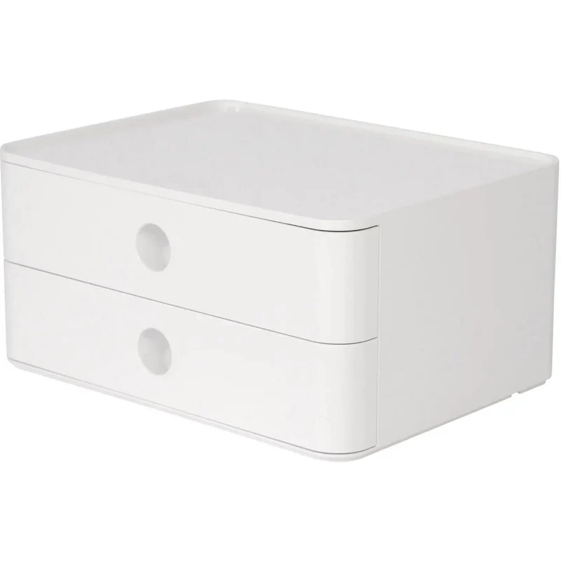 B-Ware HAN Smart-Box Allison Weiss 2 Schubladen stapelbar 260x125x195mm rutschfest