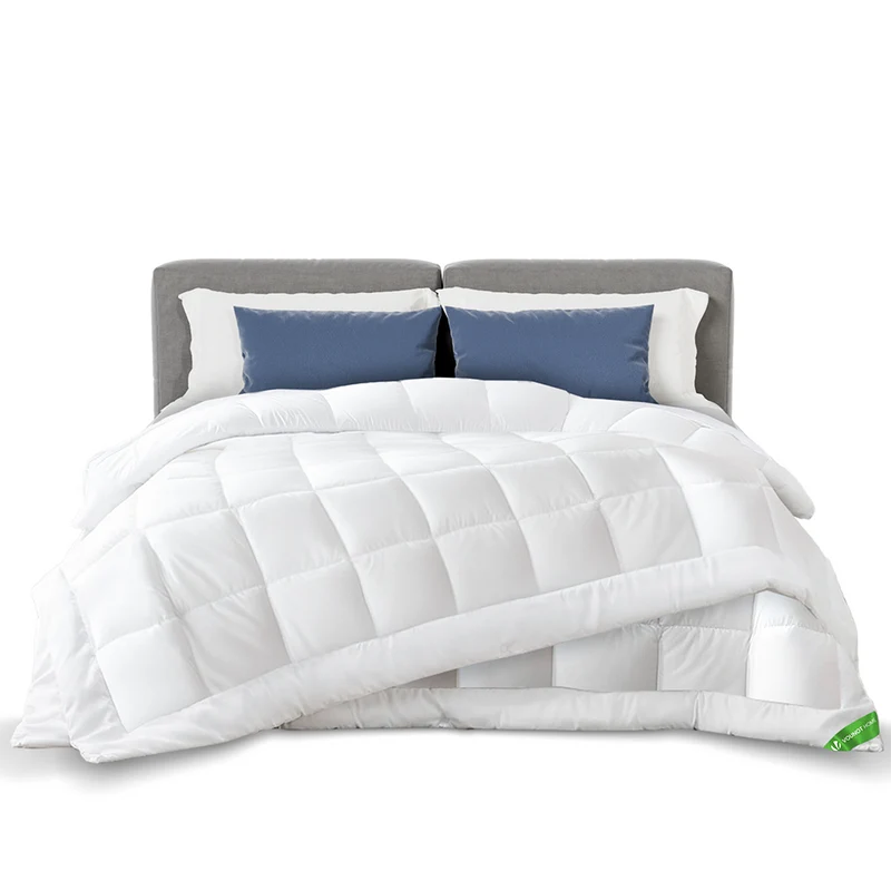 Bettdecke 220x240 cm, 4 Jahreszeiten Winterdecke 2er Set 500GSM
