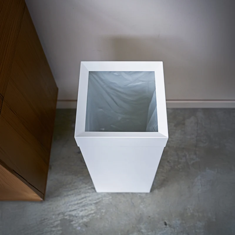 Tall Trash Can
