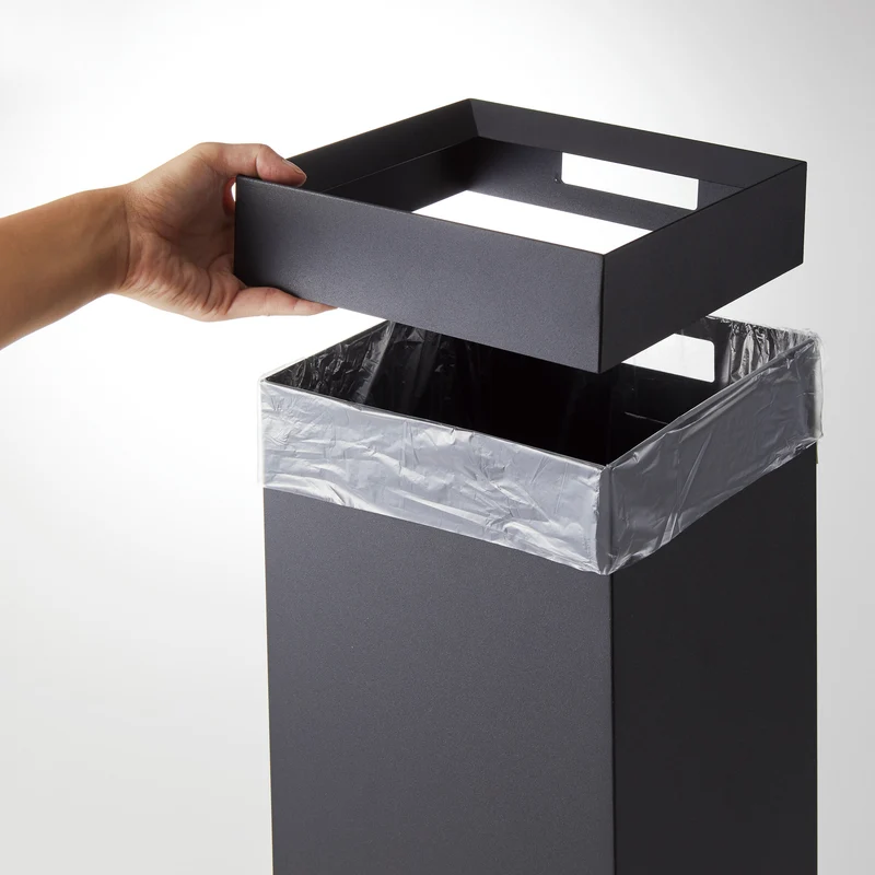 Tall Trash Can