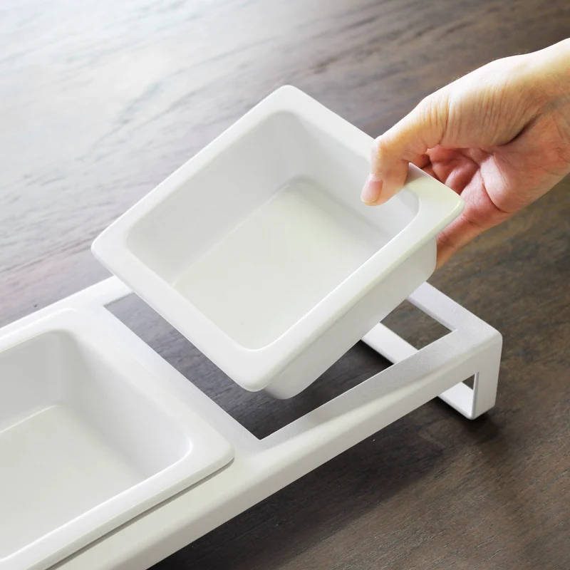 Pet Food Bowls with Stand