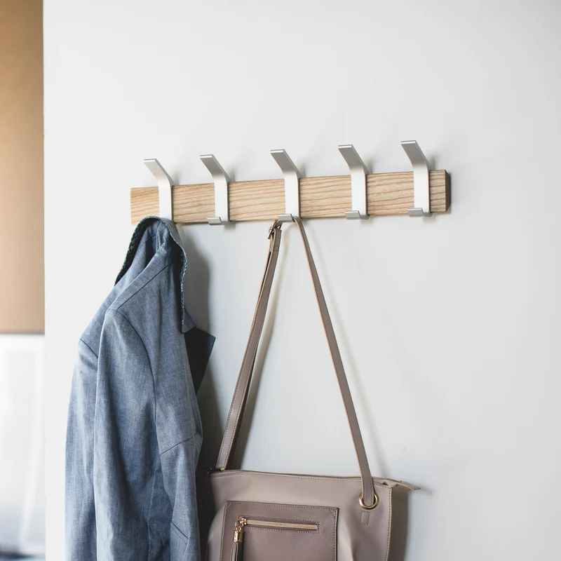 Wall-Mounted Coat Hooks