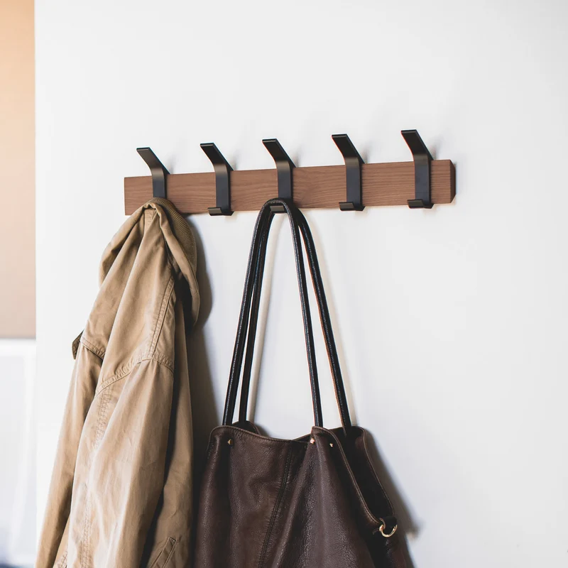 Wall-Mounted Coat Hooks
