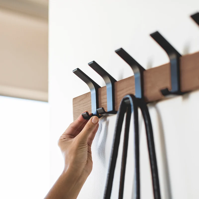Wall-Mounted Coat Hooks
