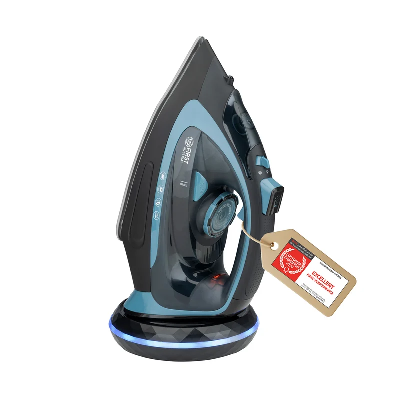 Kabelloses Dampfbügeleisen 450 ml, bis zu 2400 W, Keramikbügelsohle