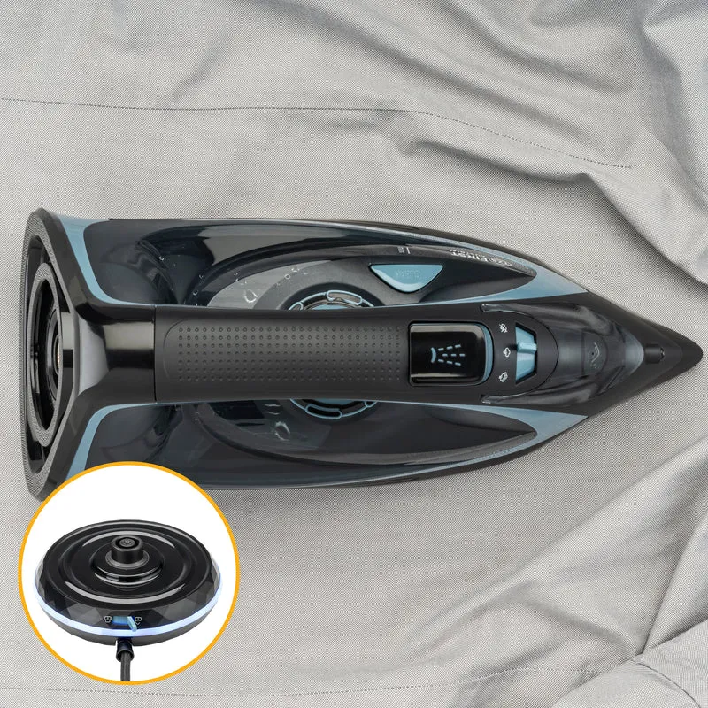 Kabelloses Dampfbügeleisen 450 ml, bis zu 2400 W, Keramikbügelsohle