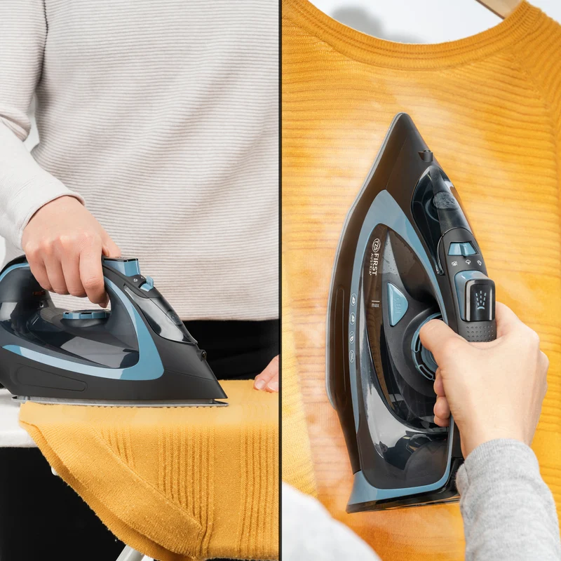 Kabelloses Dampfbügeleisen 450 ml, bis zu 2400 W, Keramikbügelsohle