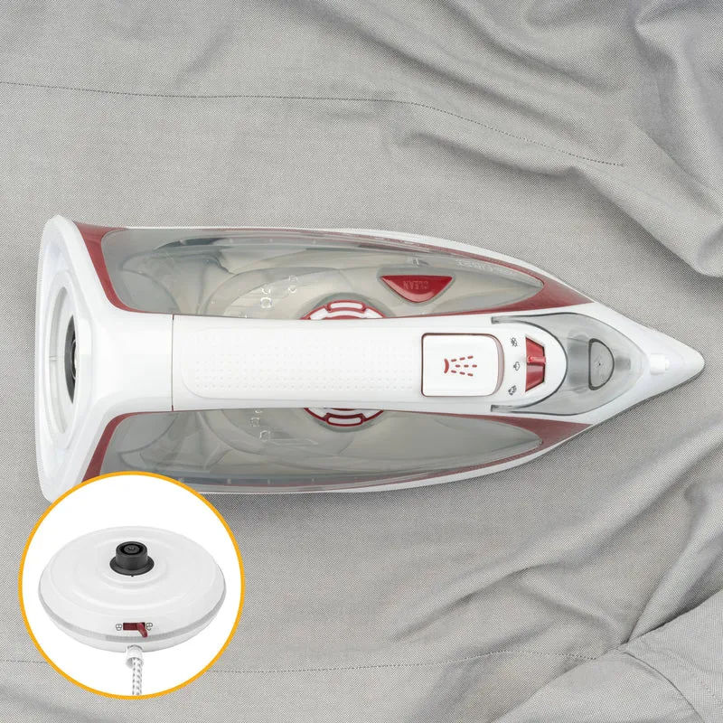 Kabelloses Dampfbügeleisen 450 ml, bis zu 2400 W, Keramikbügelsohle