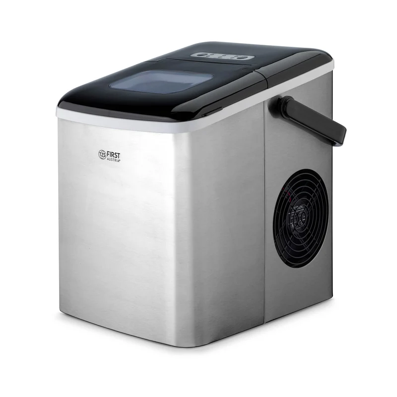 Eiswürfelbereiter 1,8L, Edelstahl, 12kg/24h