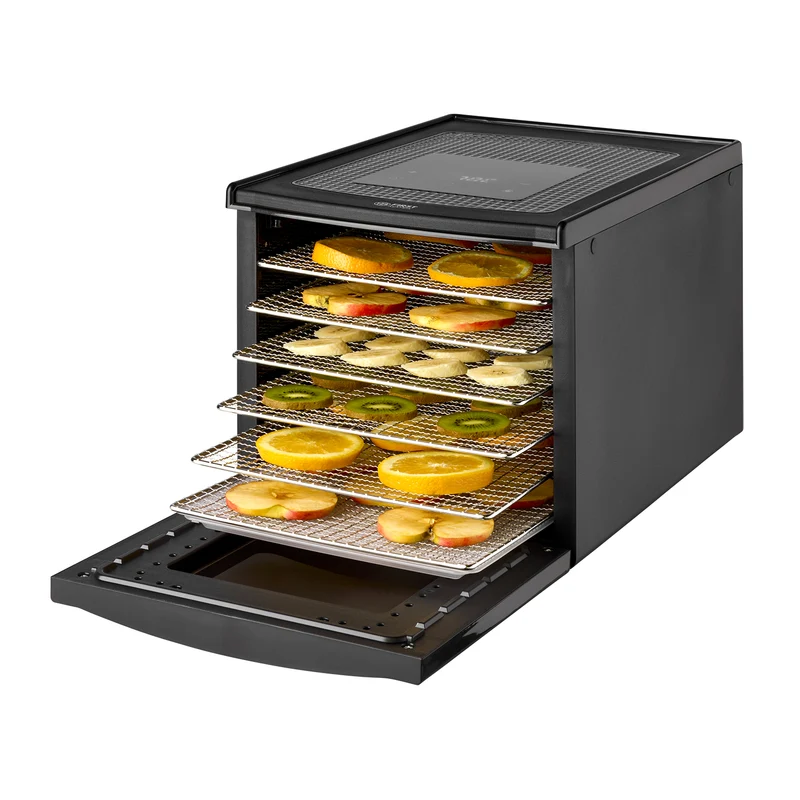Dörrgerät 22L, 6 Edelstahl-Gitter, 500W