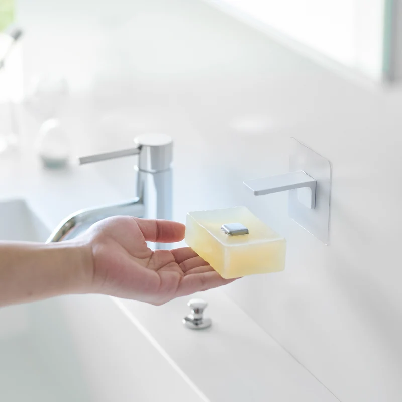 Film Hook Self-Adhesive Soap Holder with Magnet