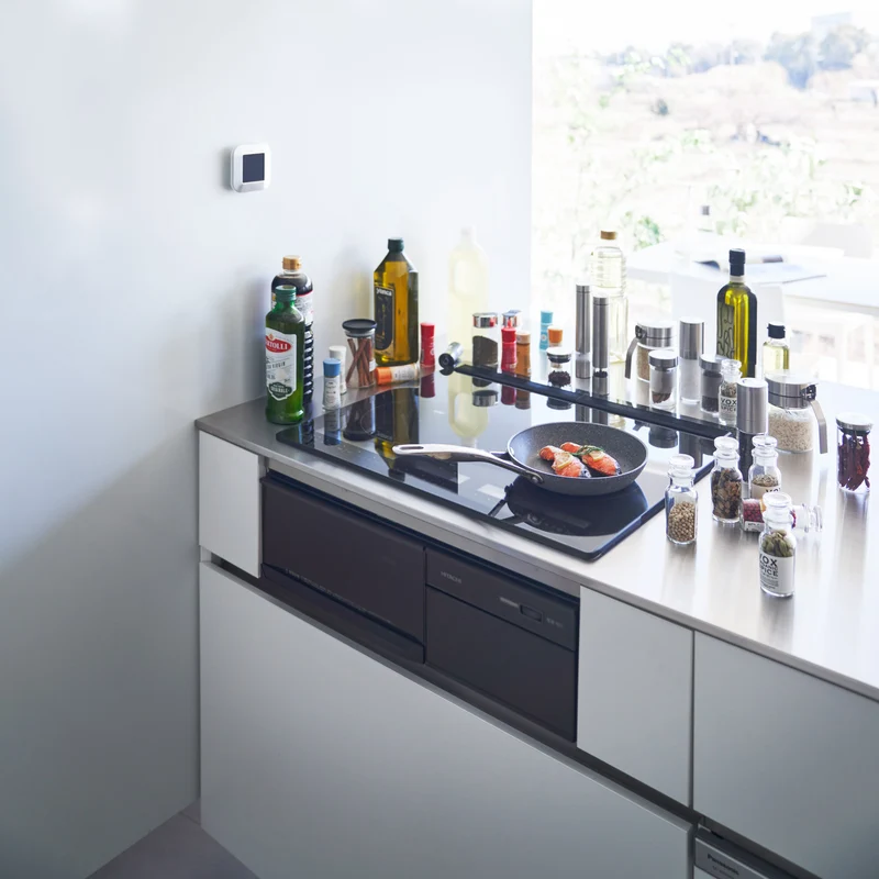 2-Tiered Sliding Seasoning Rack