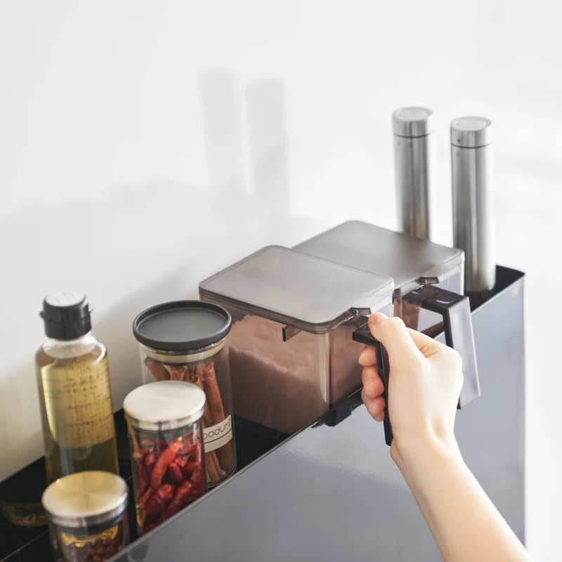 2-Tiered Sliding Seasoning Rack