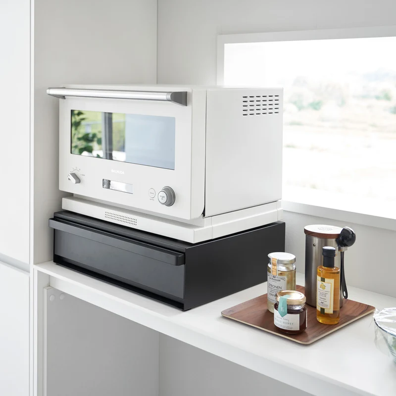 Sliding Countertop Tray with Drawer