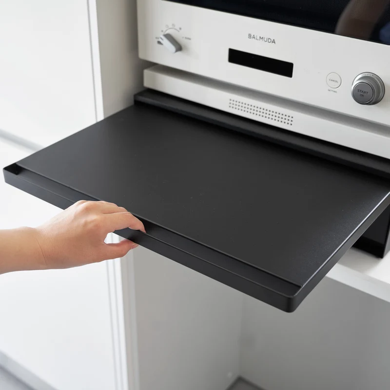 Sliding Countertop Tray with Drawer