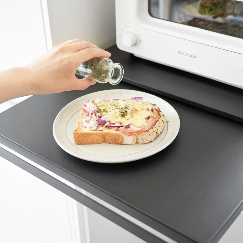 Sliding Countertop Tray with Drawer