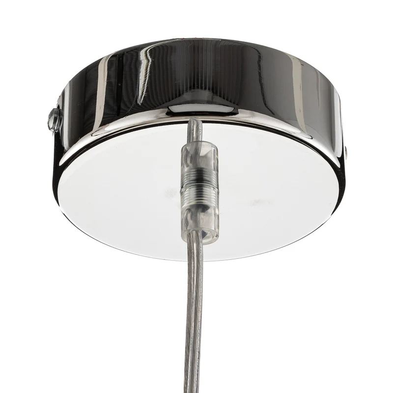 B-Ware Euluna Pendelleuchte Dione Hängeleuchte Deckenlampe E27 1 Flg Weiß Chrom 30858
